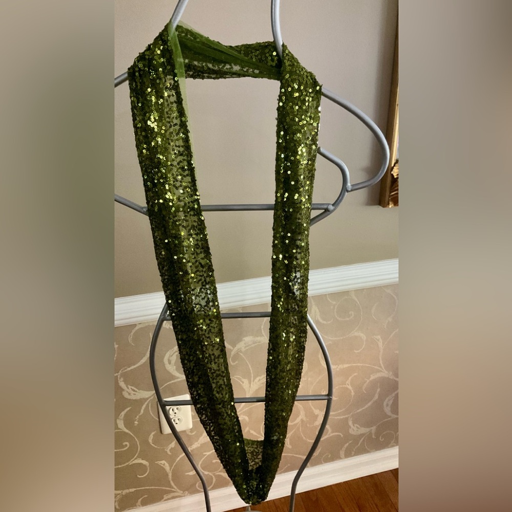 Sequin infinity scarf